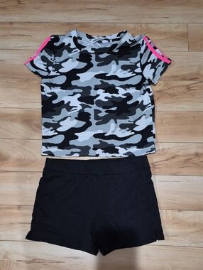 Urban Kids Shirt & Old Navy Shorts Girls Size 14